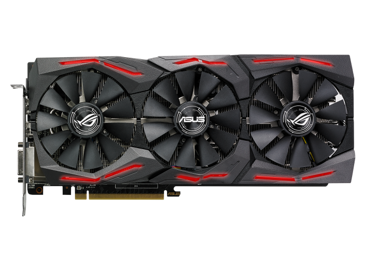 ASUS ROG-STRIX-RX580-O8G-GAMINGOC Edition GDDR5 DP HDMI DVI