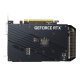 ASUS Dual GeForce RTX 3050 V2 OC Edition 8GB GDDR6 graphics card, rear view