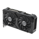 ASUS Dual GeForce RTX 4060 Ti 16G EVO angled forward view 