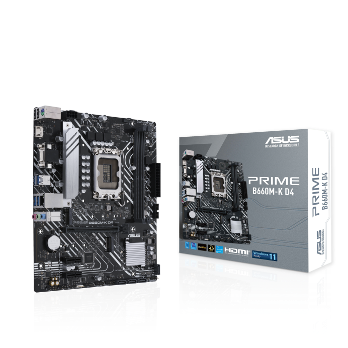 ASUS PRIME B660M-K D4 INTEL 12TH GEN ATX MOTHERBOARD AT BEST PRICE