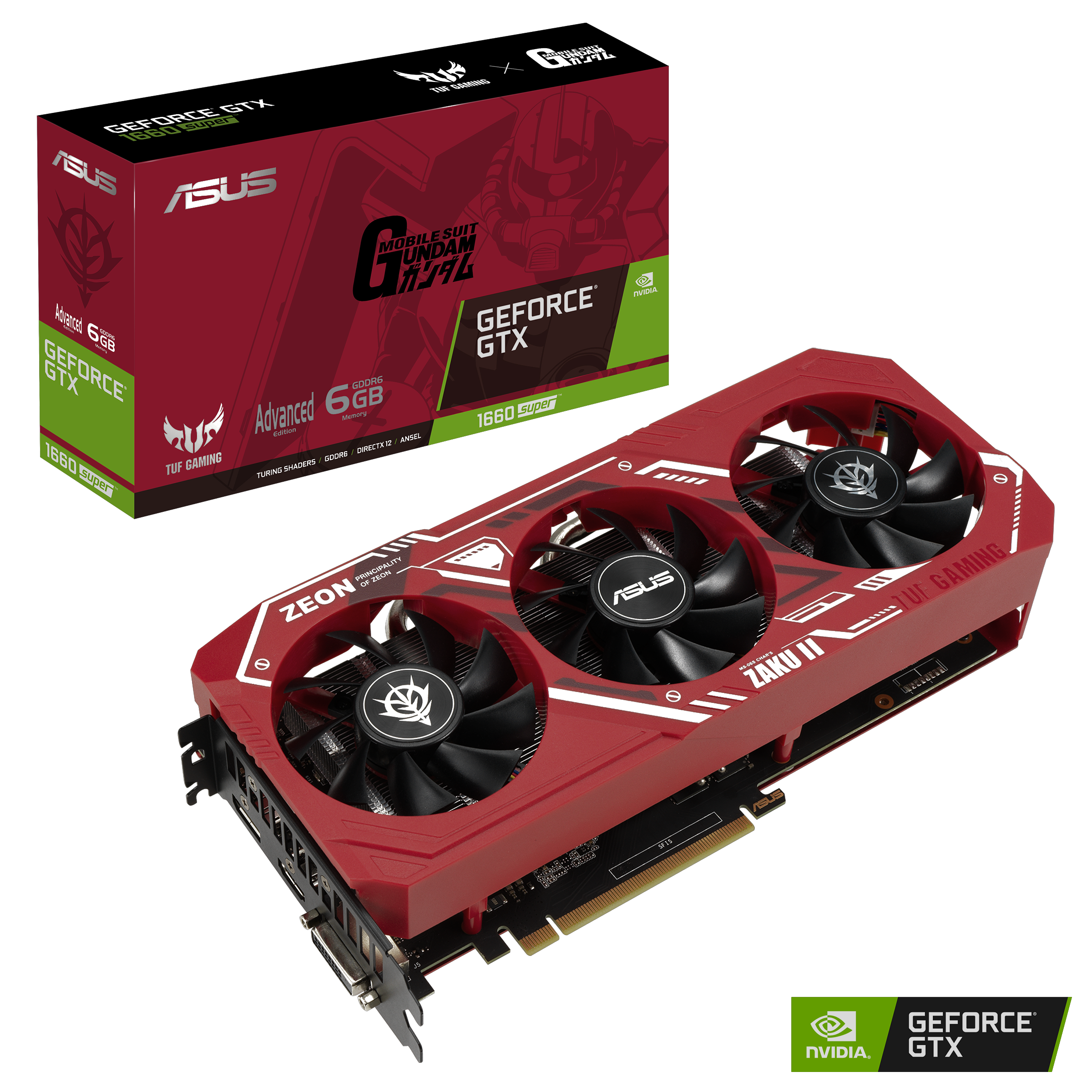 ASUS TUF Gaming X3 GeForce GTX 1660 SuperTM ZAKU II EDITION 6GB GDDR6