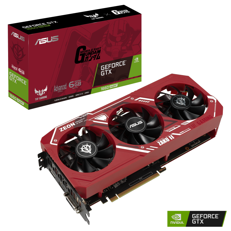 ASUS TUF Gaming X3 GeForce GTX 1660 SuperTM ZAKU II EDITION 6GB 