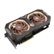 ASUS GeForce RTX 3070 Noctua OC Edition 8GB GDDR6 graphics card, front angled view