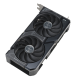 ASUS Dual GeForce RTX 4060 Ti OC edition 16GB 45 degree top-down view with focus on top side