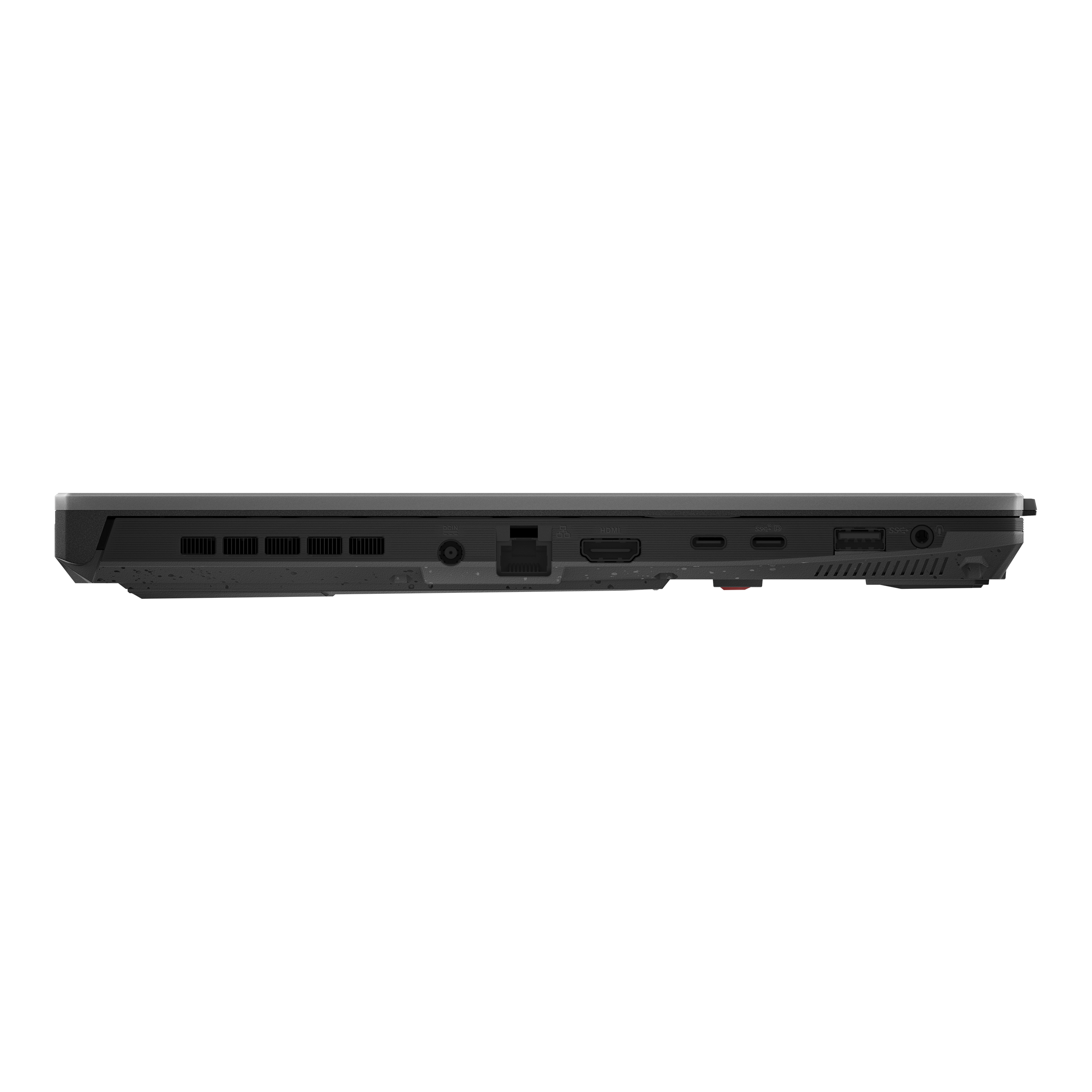 Profile view of the left side of the tuf f15