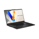 ASUS Vivobook Pro 15 OLED (N6506) displays opened from the front view, tilting at 45-degree from the left side.