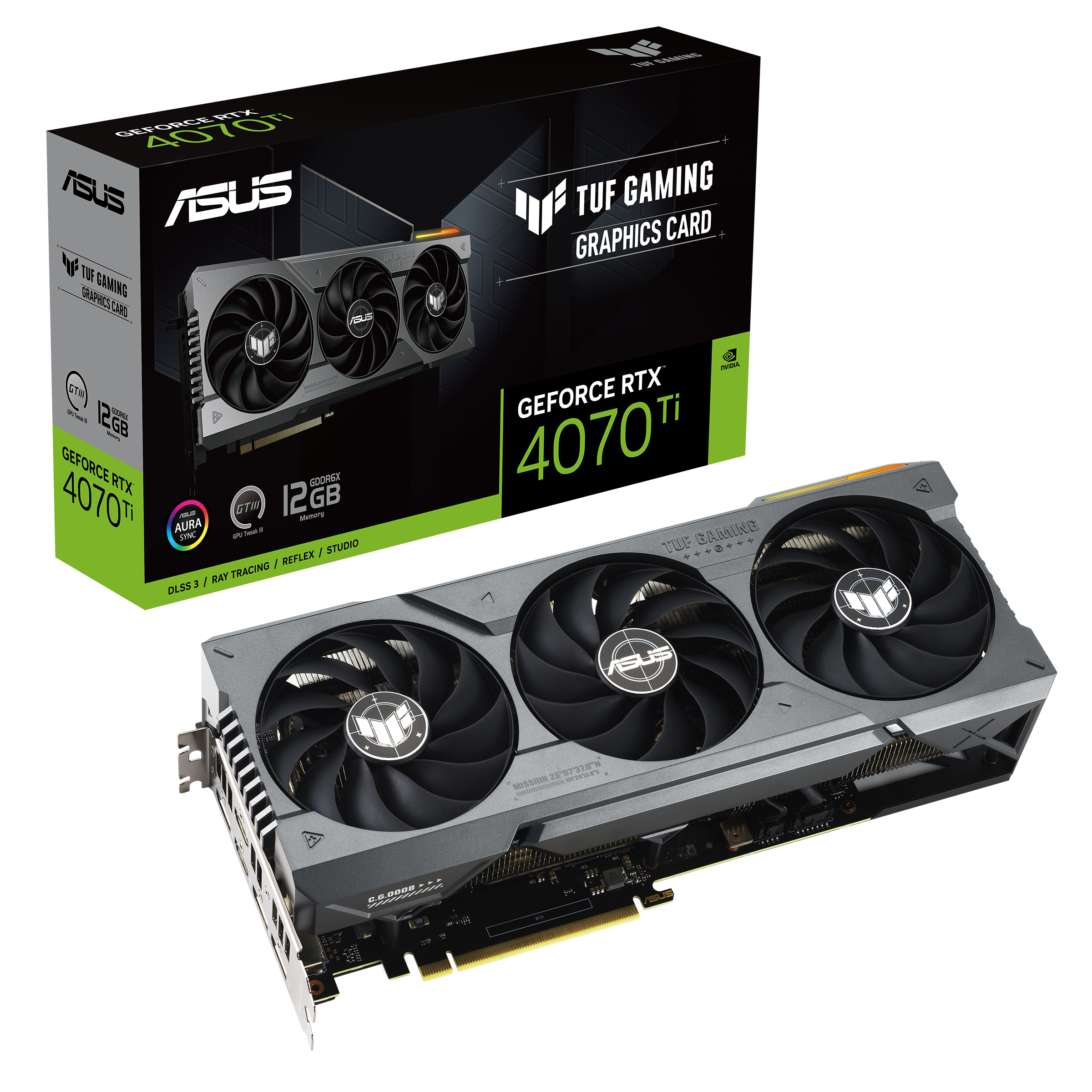 ASUS TUF Gaming GeForce RTX ™ 4070 Ti 12GB GDDR6X | Graphics Card