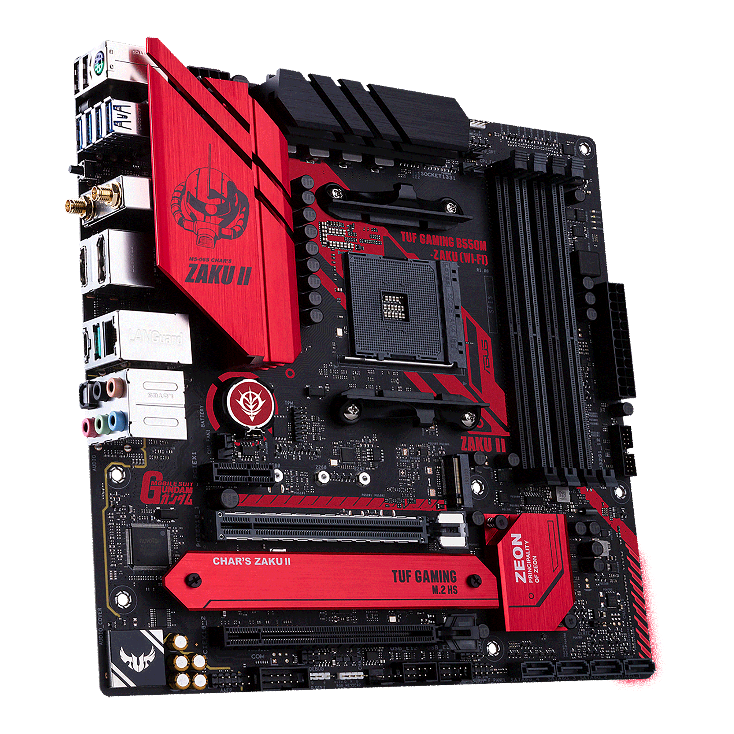 TUF GAMING B550M (WI-FI) ZAKU II EDITION｜Motherboards｜ASUS Global