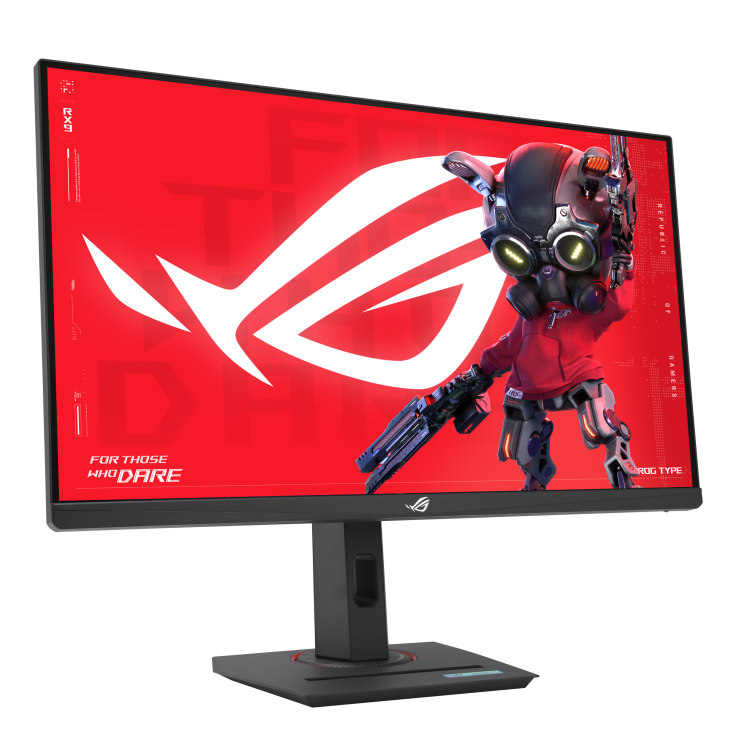 ROG Strix XG27ACMS front view, to the right
