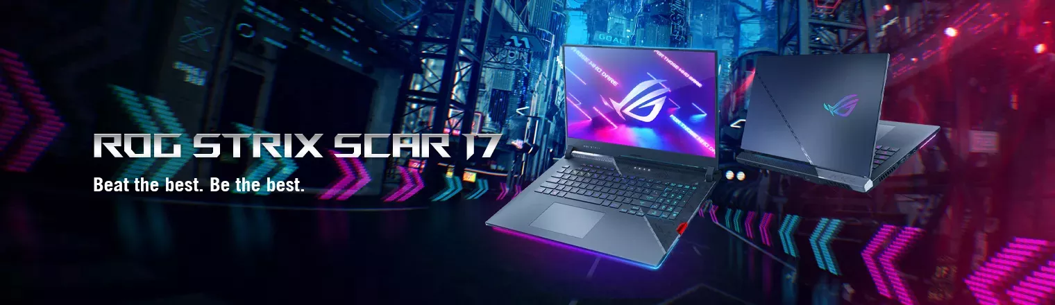 undefined ROG STRIX SCAR 17 Beat the best.  Be the best.