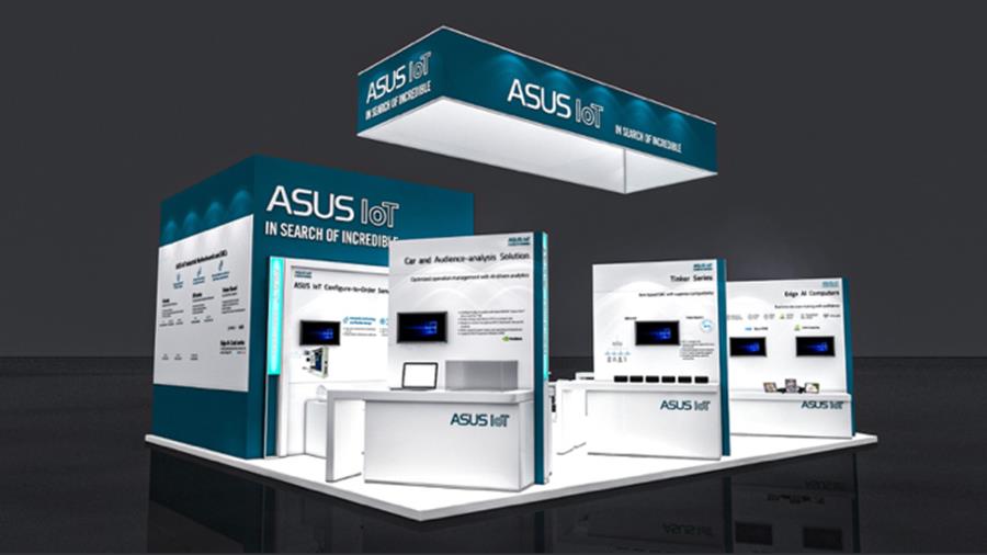 ASUS IoT 2023 Embedded World booth design 