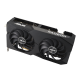 ASUS Dual Radeon RX 6600 V2 Angled forward view 