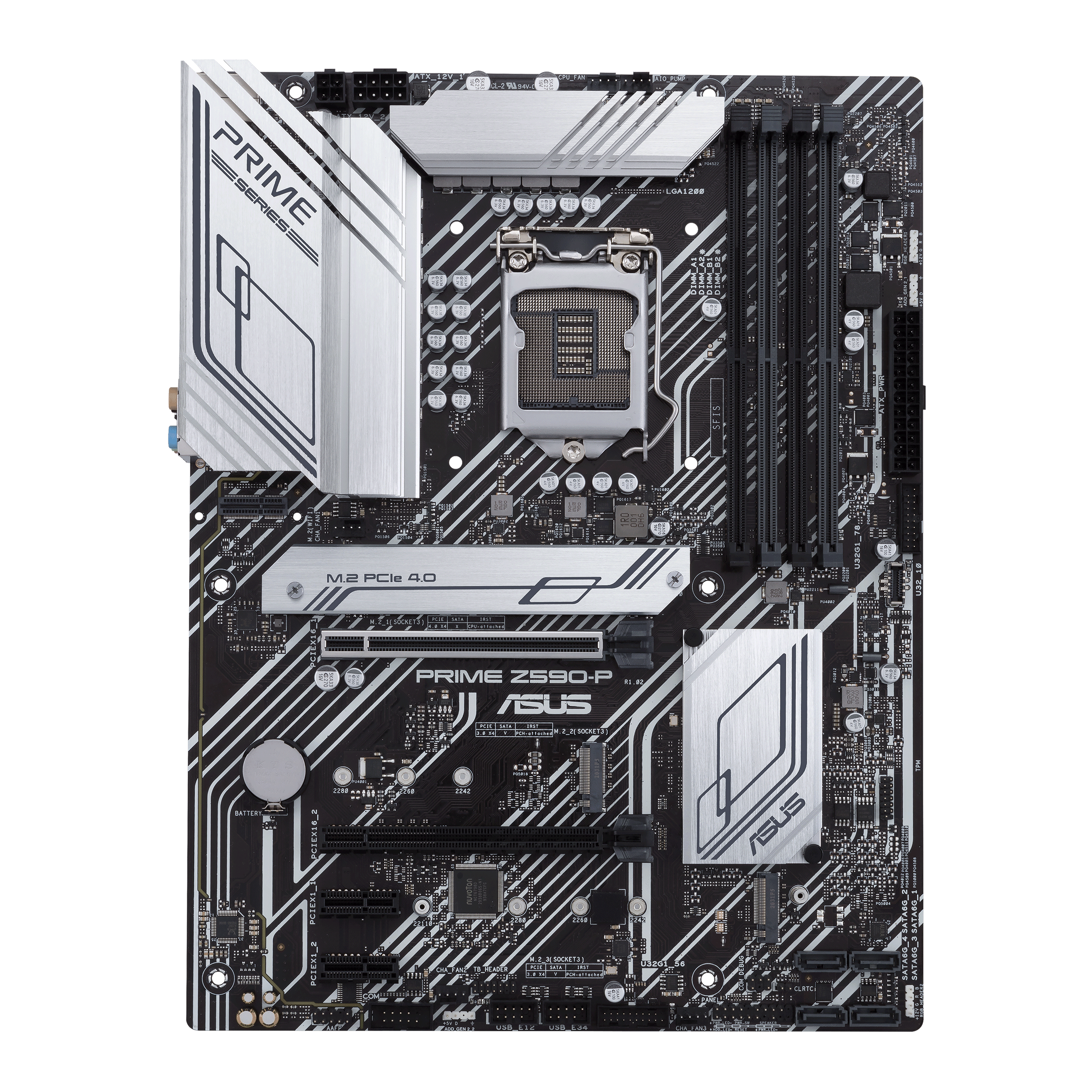 Carte Mère Intel LGA 1200 10e et 11e Gén Asus Z590-P - imychic