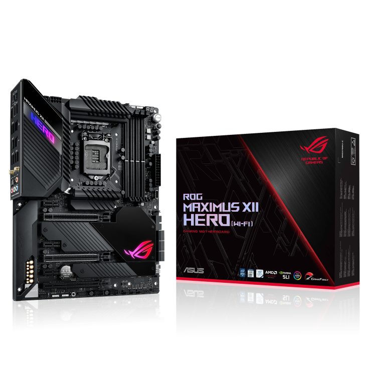 Rog Maximus Xii Hero Wi Fi Motherboards Rog Global