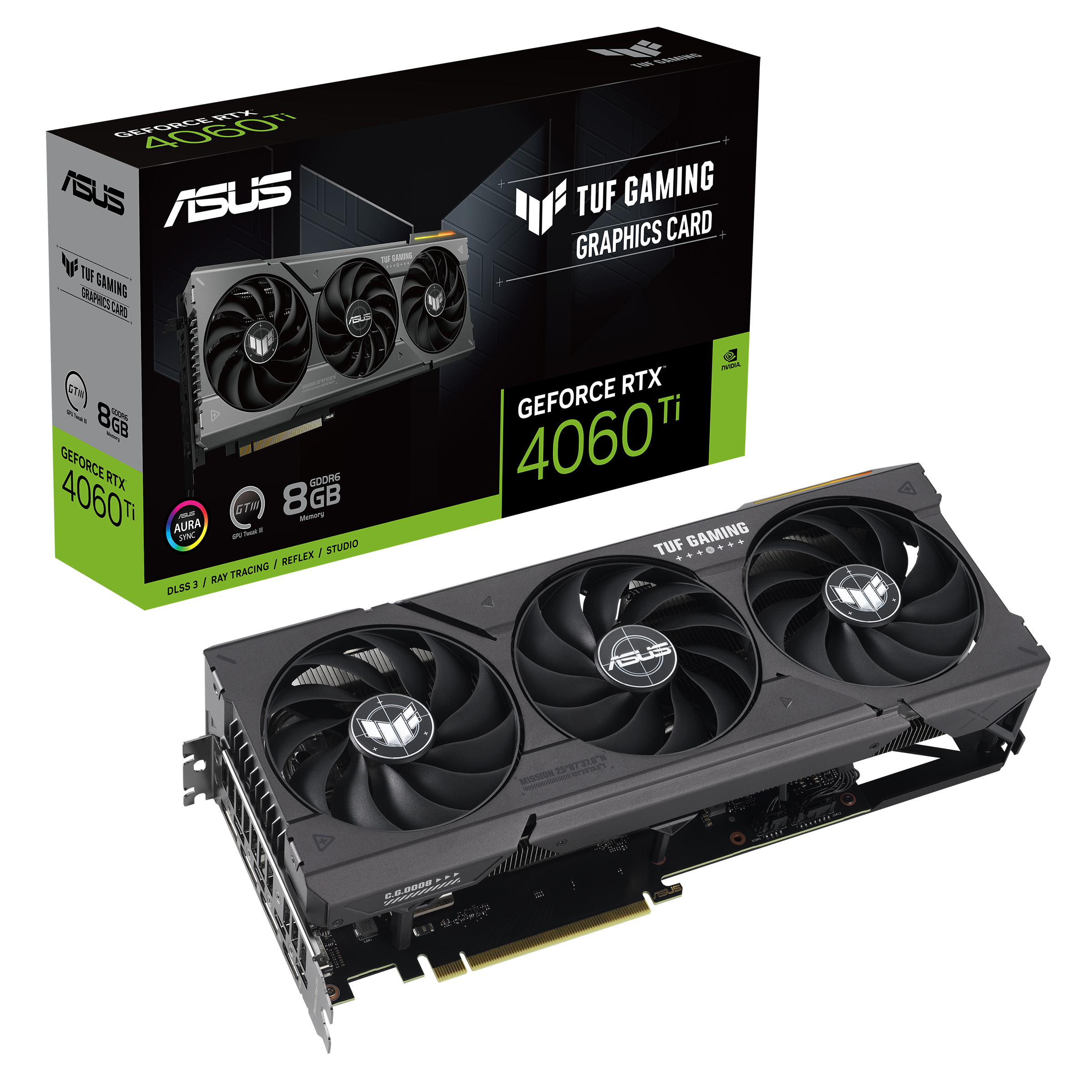 ASUS TUF RTX 4060 Ti GAMING Specs