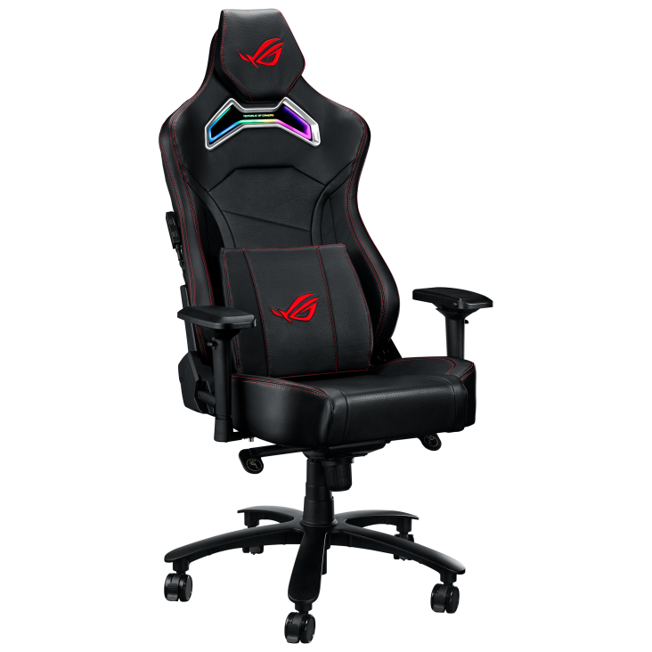 ROG Chariot X Gaming Chair_ right-oblique view in Black