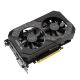 TUF Gaming GeForce GTX 1660 Ti EVO OC Edition 6GB GDDR6 graphics card, front angled view