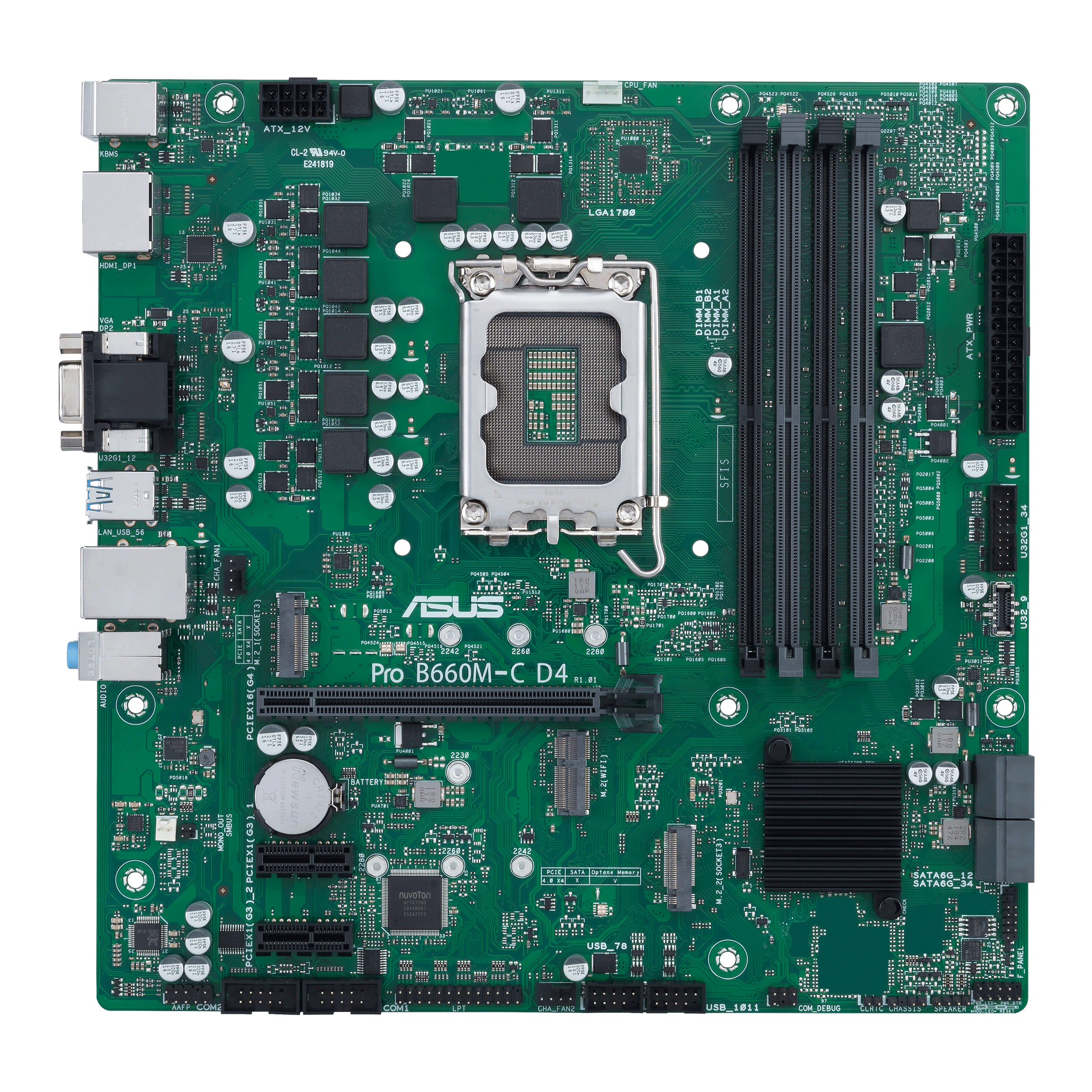 Pro B660M-C D4-CSM｜Motherboards｜ASUS Global