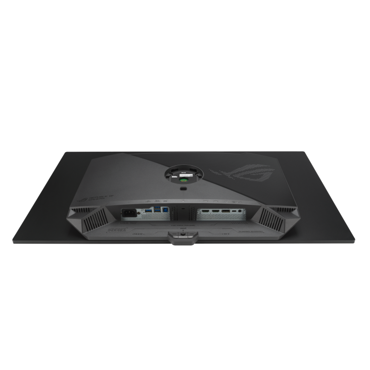 ROG Swift OLED PG32UCDMR IO ports highlight