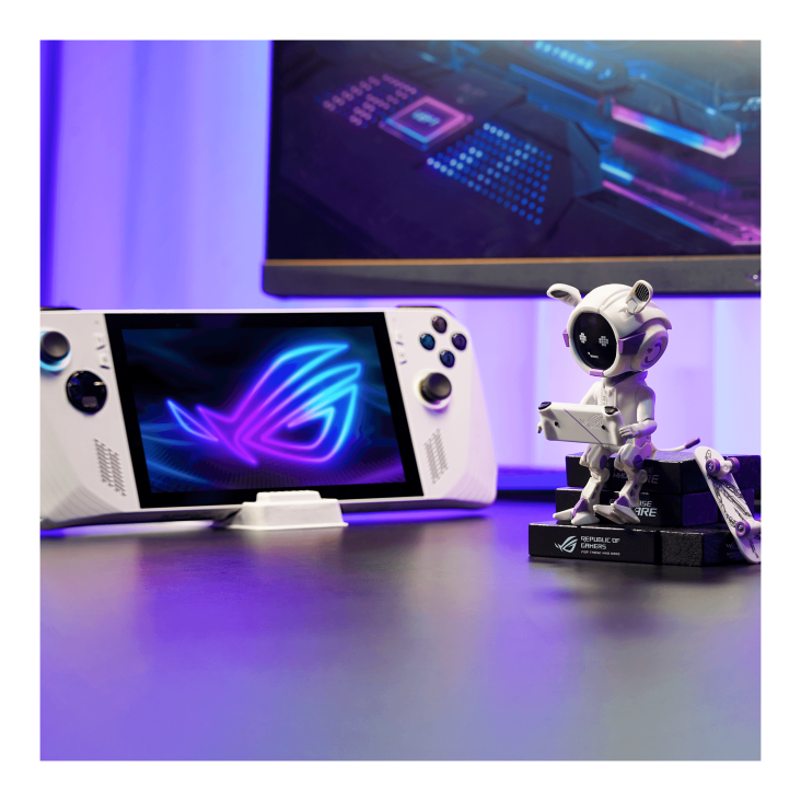 ROG OMNI Figure WHITE with real size Ally