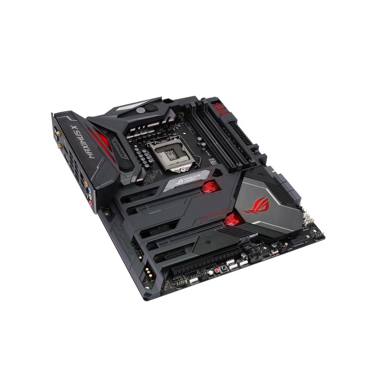 ROG MAXIMUS X FORMULA top and angled view from left