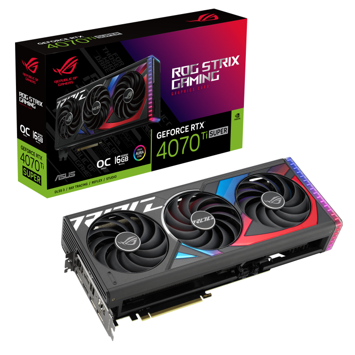 ROG Strix GeForce RTX™ 4070 Ti SUPER 16GB GDDR6X OC Edition