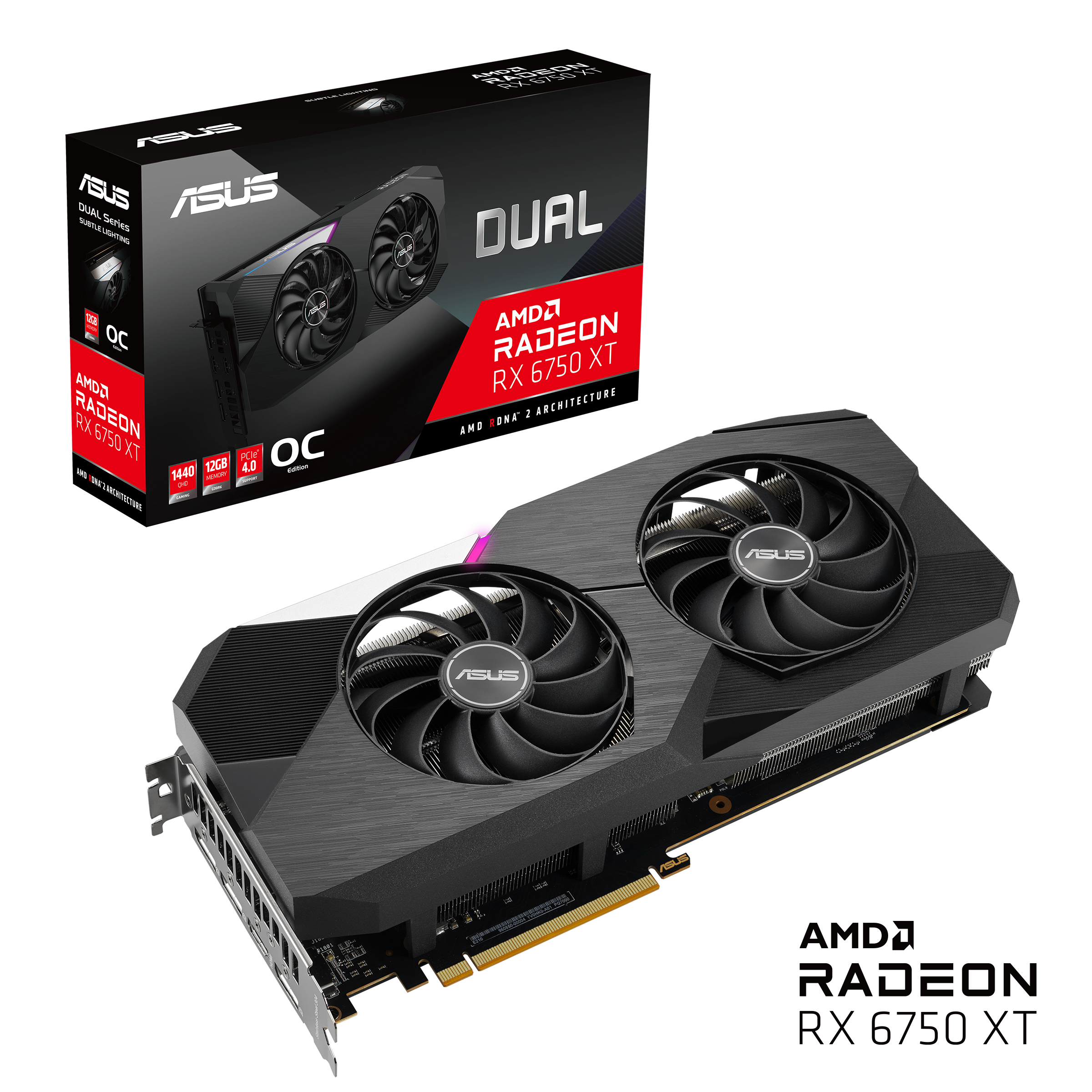 ASUS Dual Radeon RX 6750 XT OC Edition 12GB GDDR6 | Graphics Card