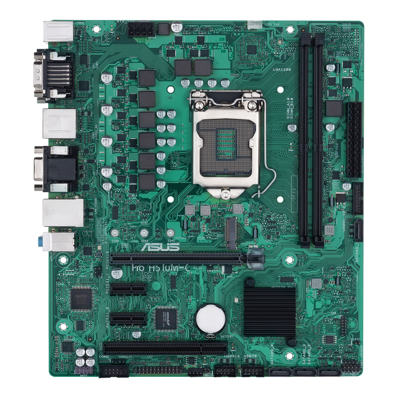 Pro H510M-C/CSM motherboard, front view 