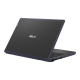 An angled rear view of an ASUS BR1102C showing the  Mineral Grey  chassis.