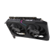 Dual GeForce RTX 3060 OC Edition graphics card, angled forward view, shocasing the ARGB element