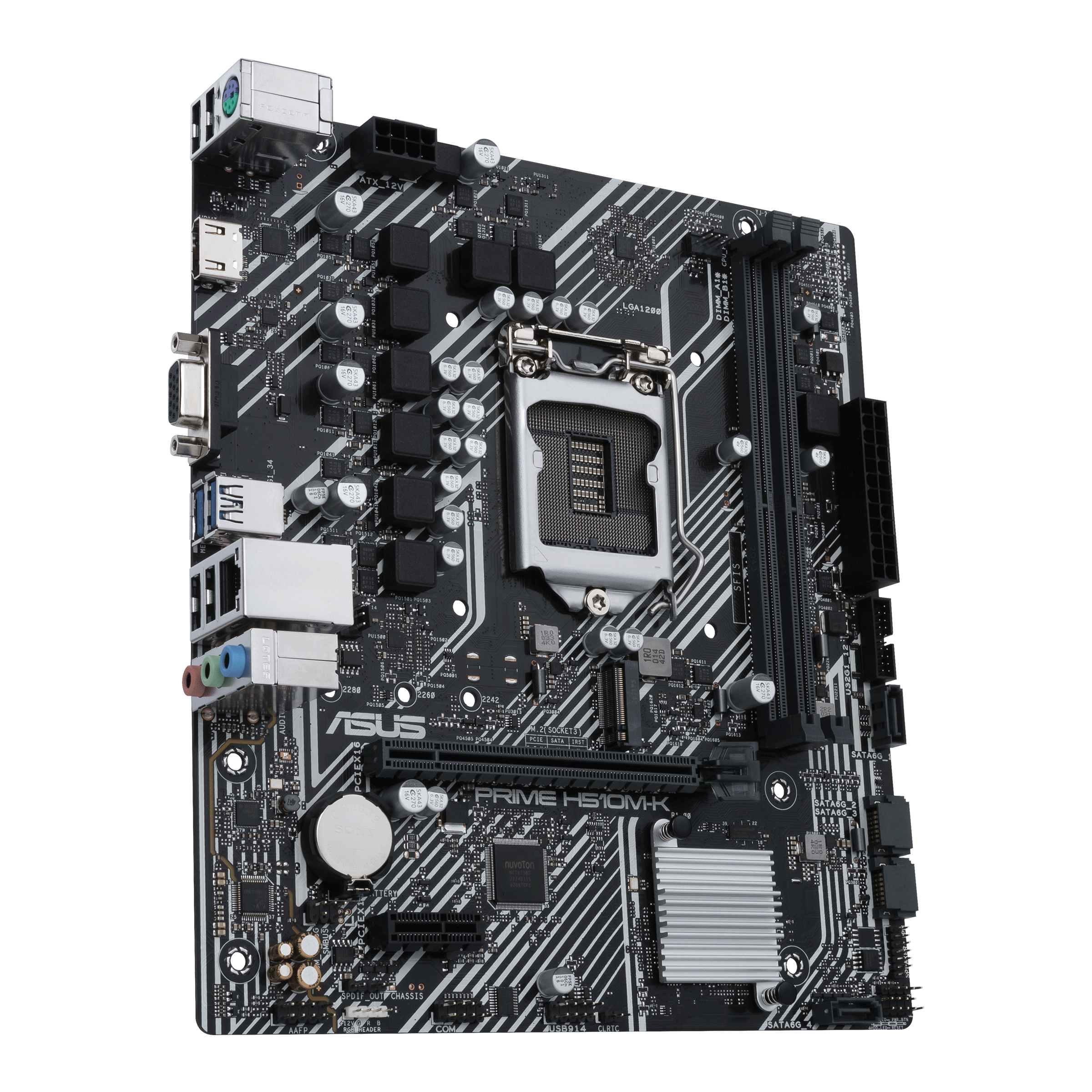 PLACA MAE LGA1200 PRIME H510M-E DDR4/VGA/DP/HDMI/M.2 - Conecta