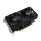 ASUS Dual GeForce GTX 1650 MINI 4GB GDDR6 graphics card, front angled view