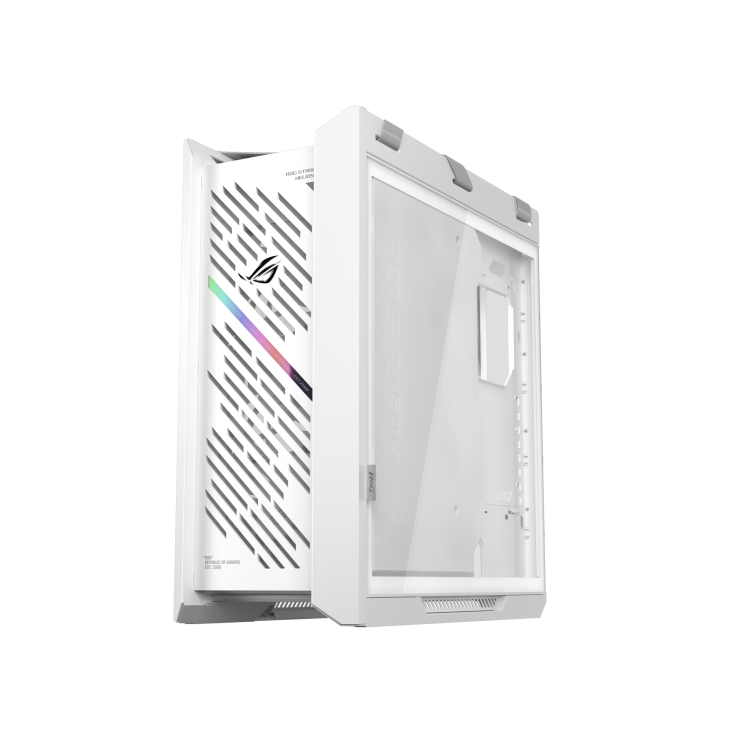 ROG Strix Helios II White right side 45 degree shot
