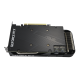 Rear angled view of the ASUS Dual GeForce RTX 3060 Ti graphics card
