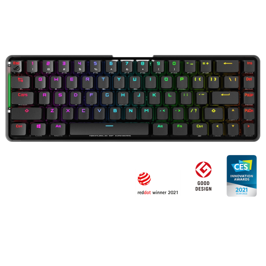 El primer teclado gaming mecánico ergonómico