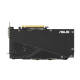 Dual series of GeForce RTX 2060 EVO graphics card, rear view 