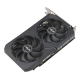 ASUS Dual GeForce RTX™ 3050 SI OC Edition 8GB GDDR6 graphics card, highlighting the fans