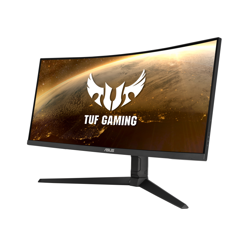 TUF Gaming VG34VQL1B, front view to the left