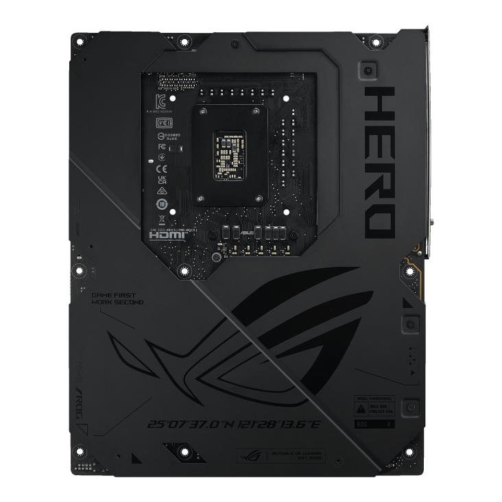 ROG MAXIMUS Z890 HERO back view