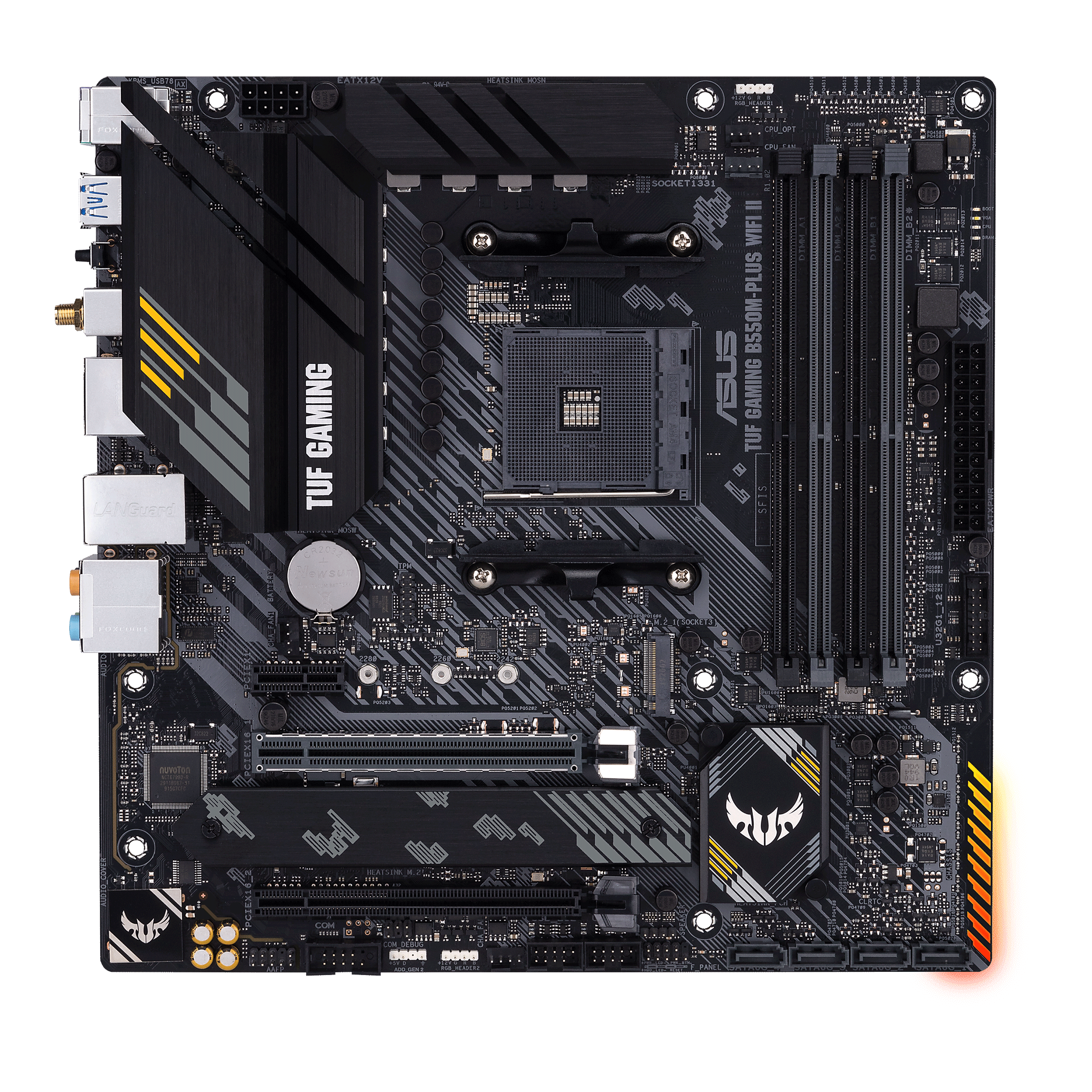 ASUS TUF GAMING B550M-PLUS WiFi II AMD AM4 3rd Gen Ryzen microATX