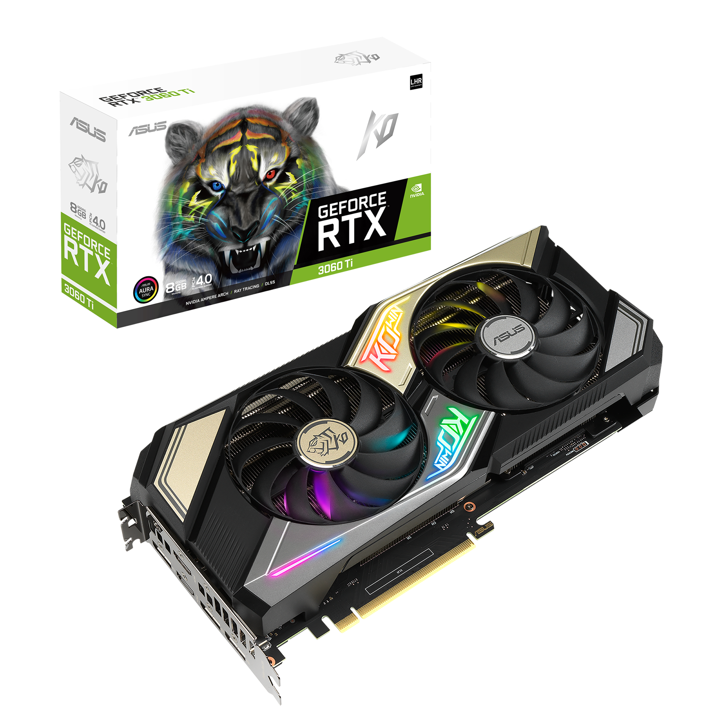 ASUS KO GeForce RTX 3060 Ti V2 8GB GDDR6 | Graphics Cards