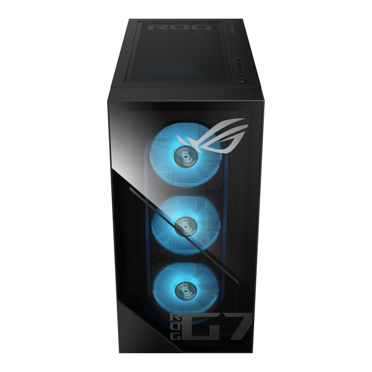 The front view of the ROG G700 desktop