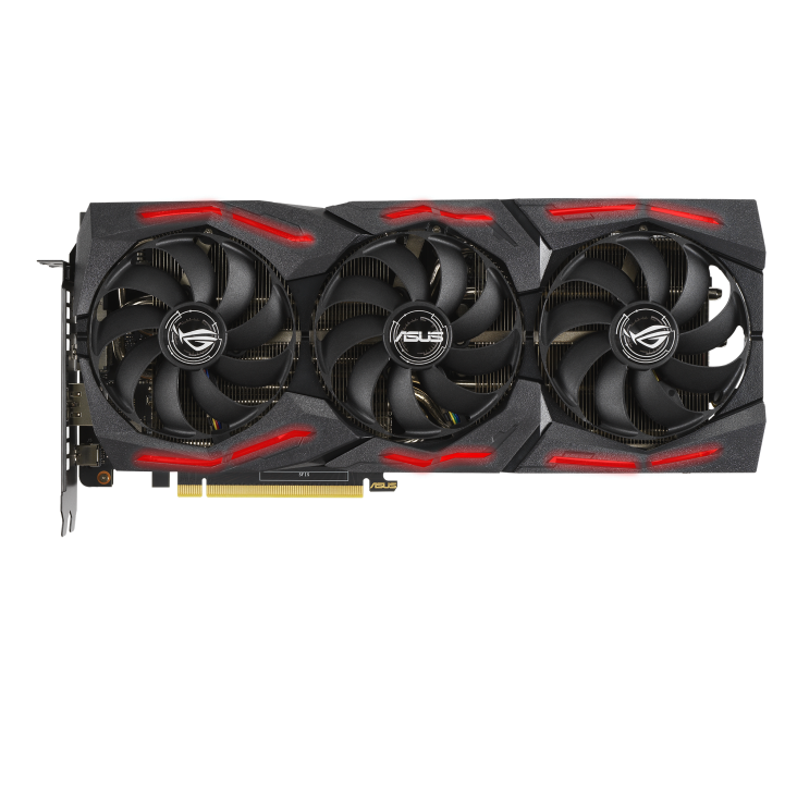 ROG-STRIX-RTX2060-6G-EVO-V2-GAMING graphics card, front view