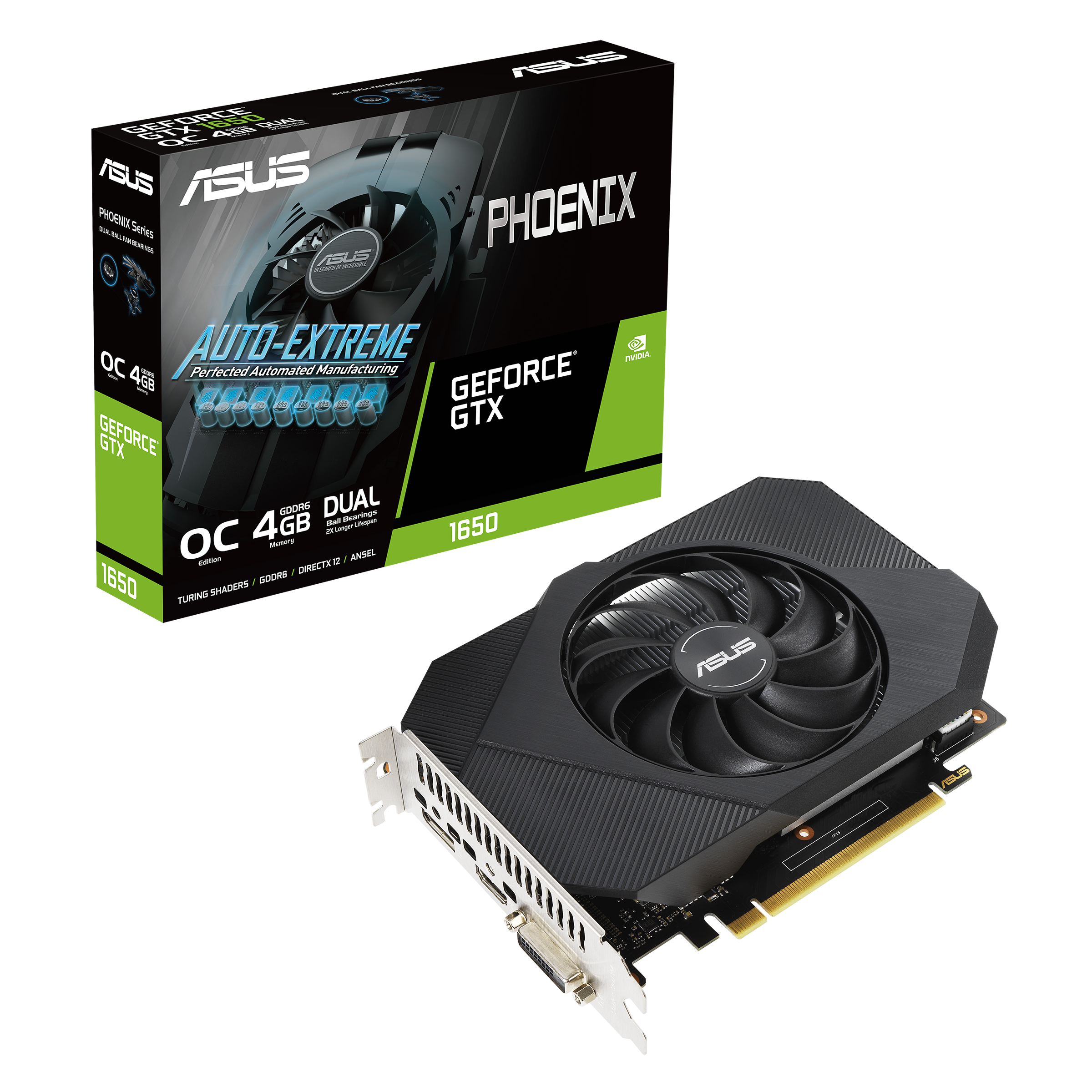 ASUS Phoenix GeForce® GTX 1650 OC Edition 4GB GDDR6 V2 | Graphics Card |  ASUS Global