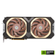 ASUS NOCTUA GeForce RTX 4080 graphics card, front view+NVlogo