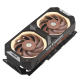 ASUS NOCTUA GeForce RTX 4080 graphics card highlighting the Noctua fans