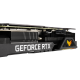 TUF Gaming GeForce RTX 3080 graphics card, hero shot, highlighting the heatsink