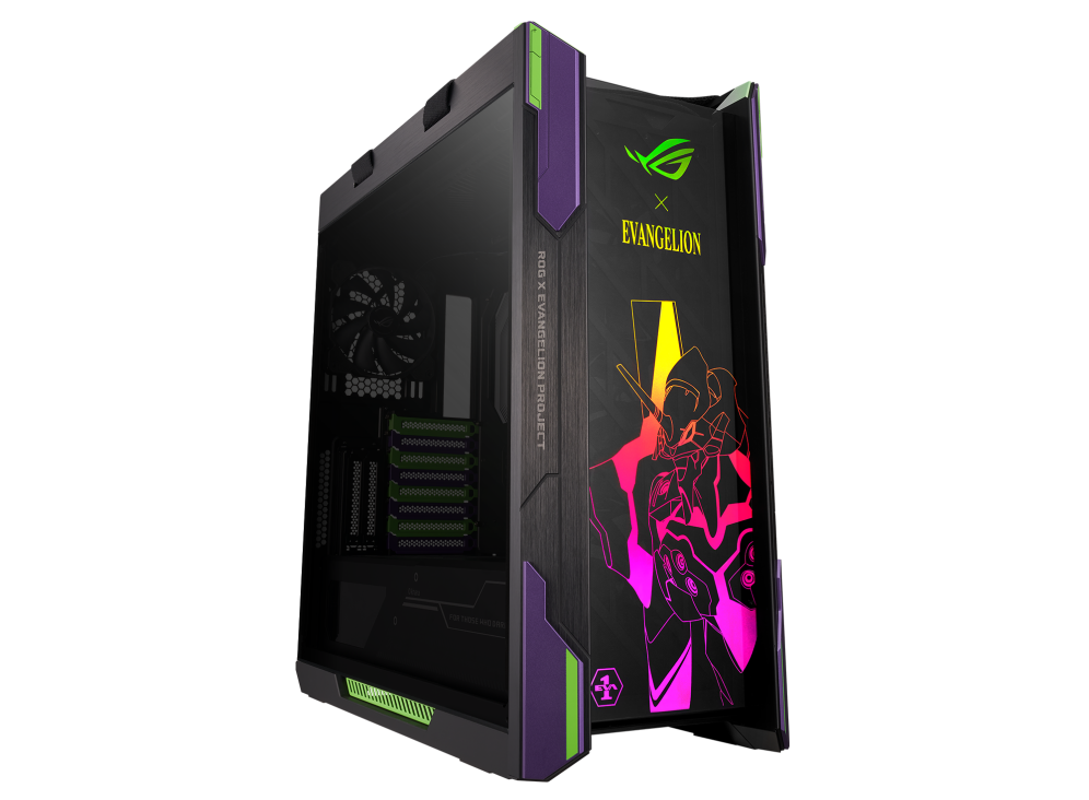 ROG Strix Helios EVA Edition front hero angle