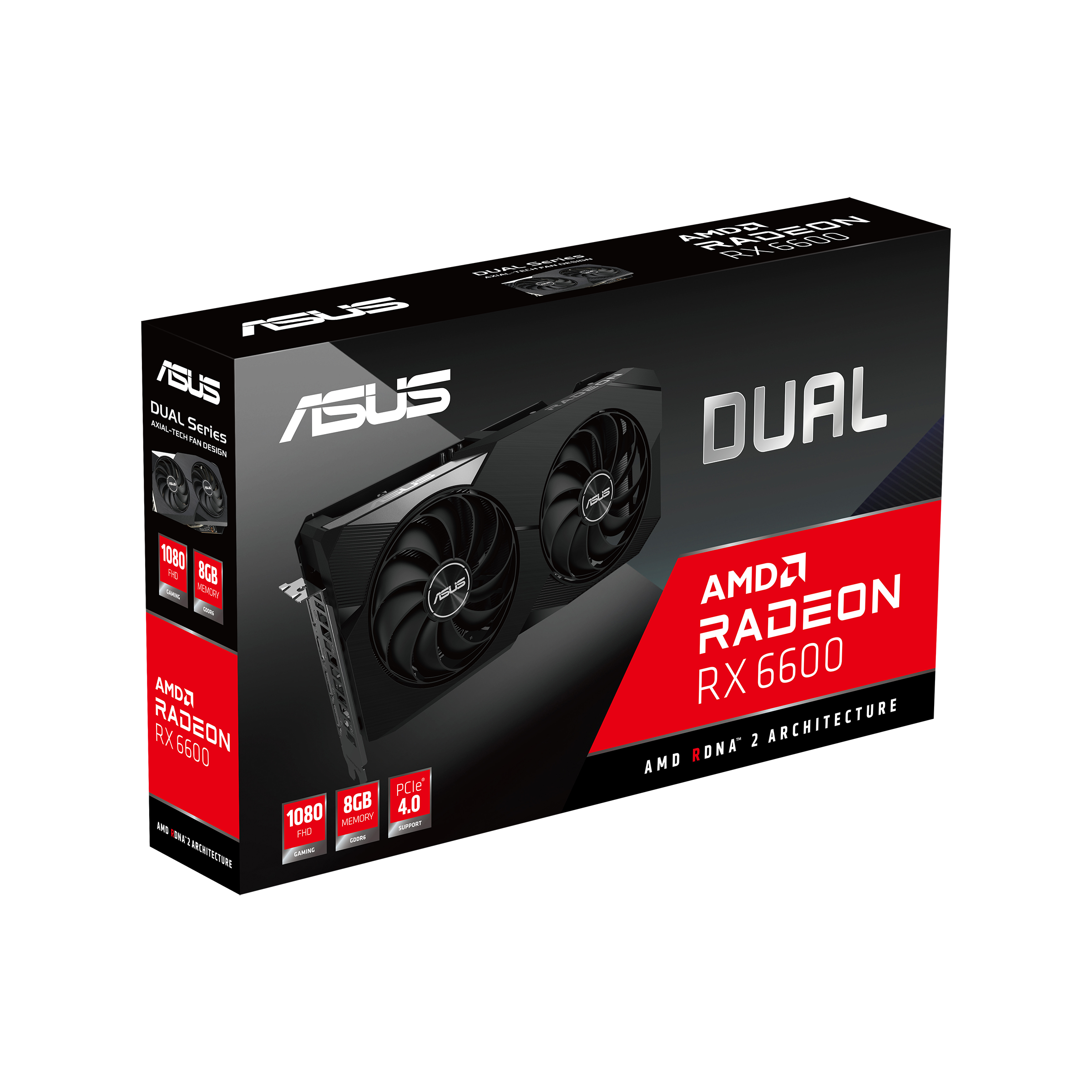 DUAL-RX6600XT-08G ASUS RADEON AMD