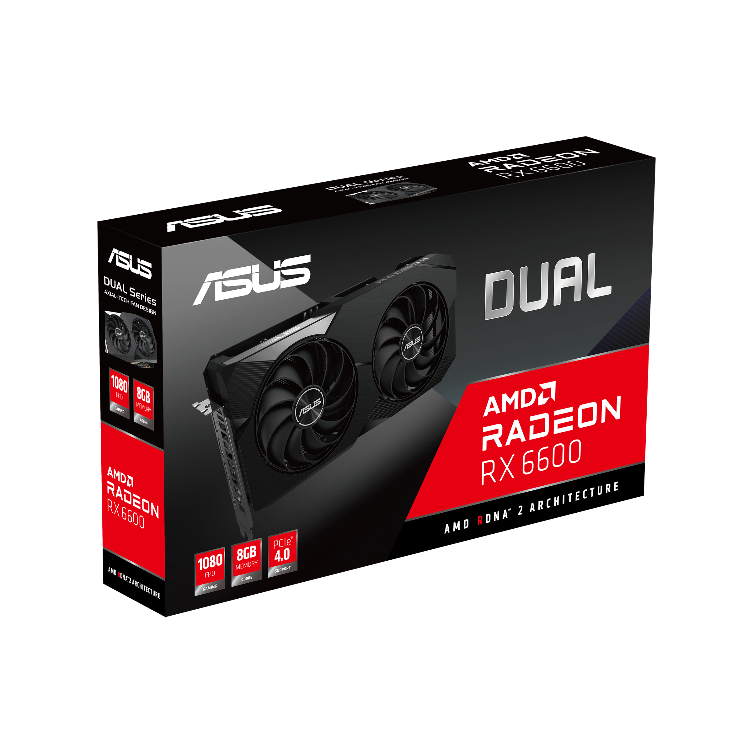 243x134x49mm美品/ASUS Dual RX 6600 XT ビデオカード 8GB GDDR6